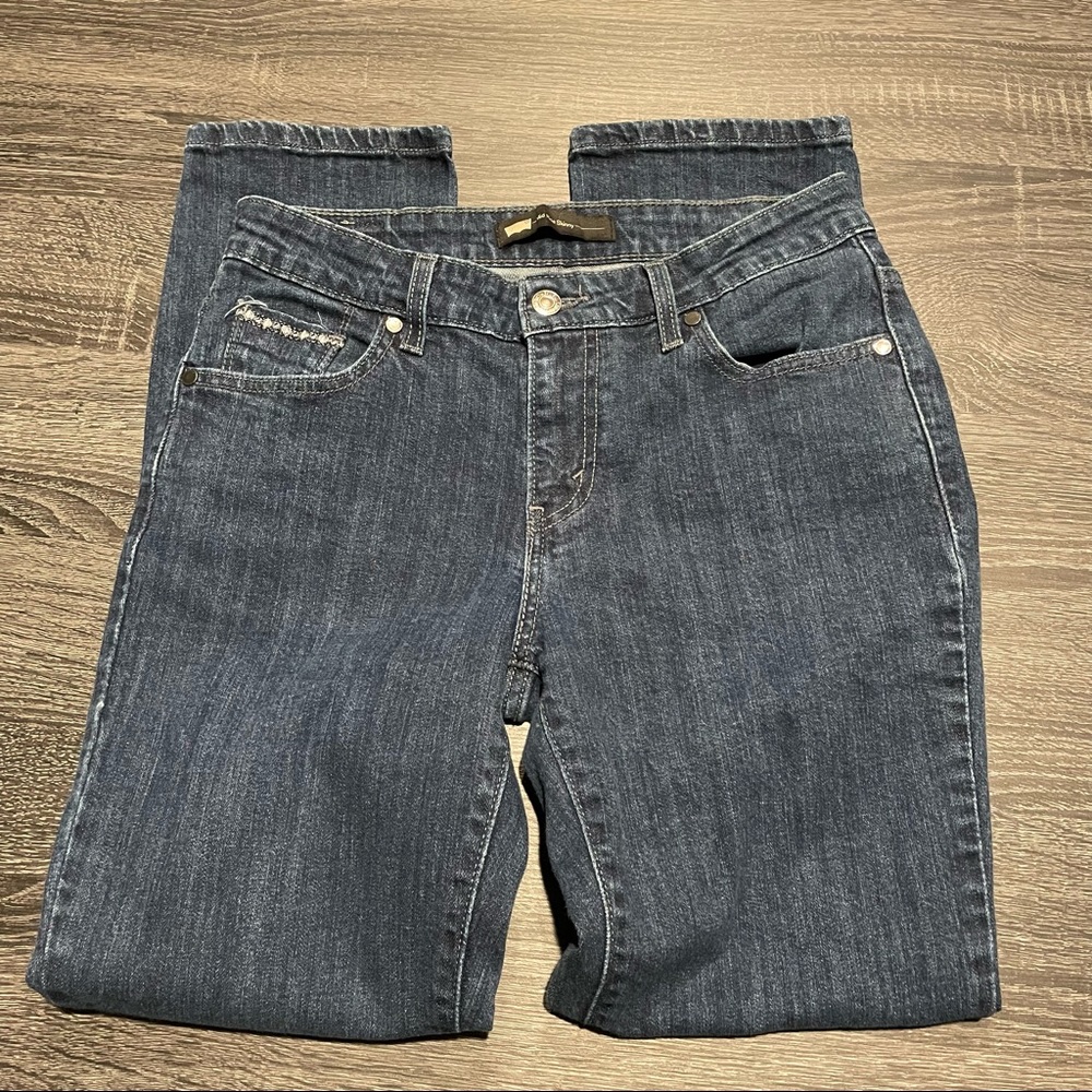 Levi’s mid rise skinny jeans